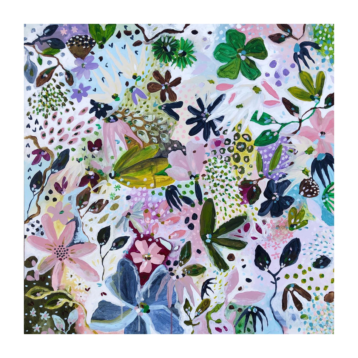 APRON IN "GARDEN DANCE" NEXT DAY FREE POSTAGE!