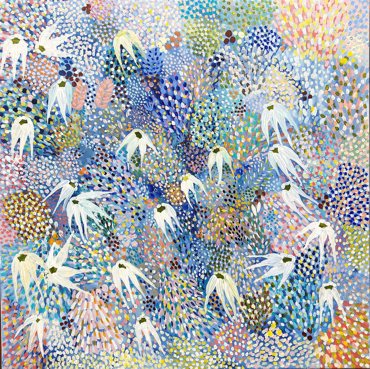 "Jumbled Blooms" Print