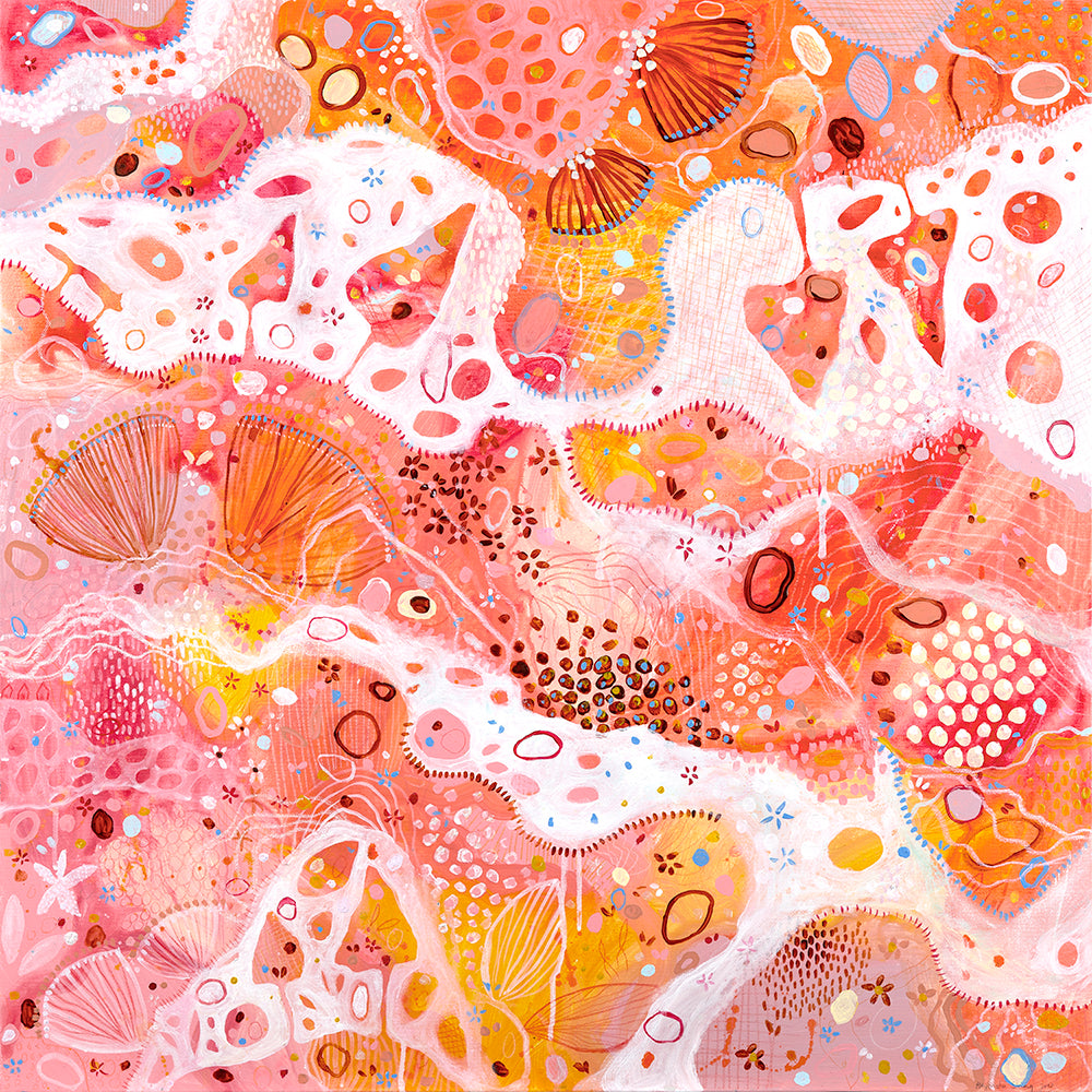 "Sand and Seashells" prints